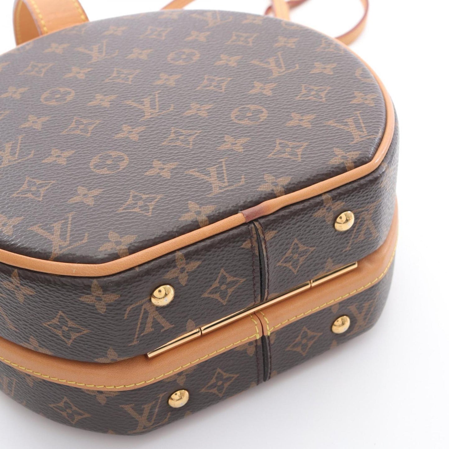 Louis Vuitton Coated Canvas Brown Handbags