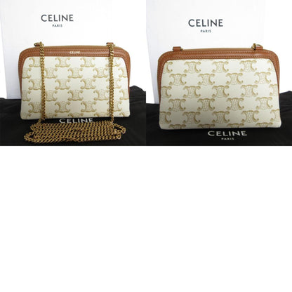Celine Pvc Brown Shoulder Bags