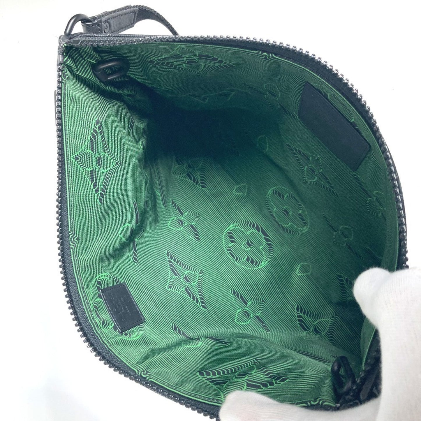Louis Vuitton Nylon Black Clutch Bags