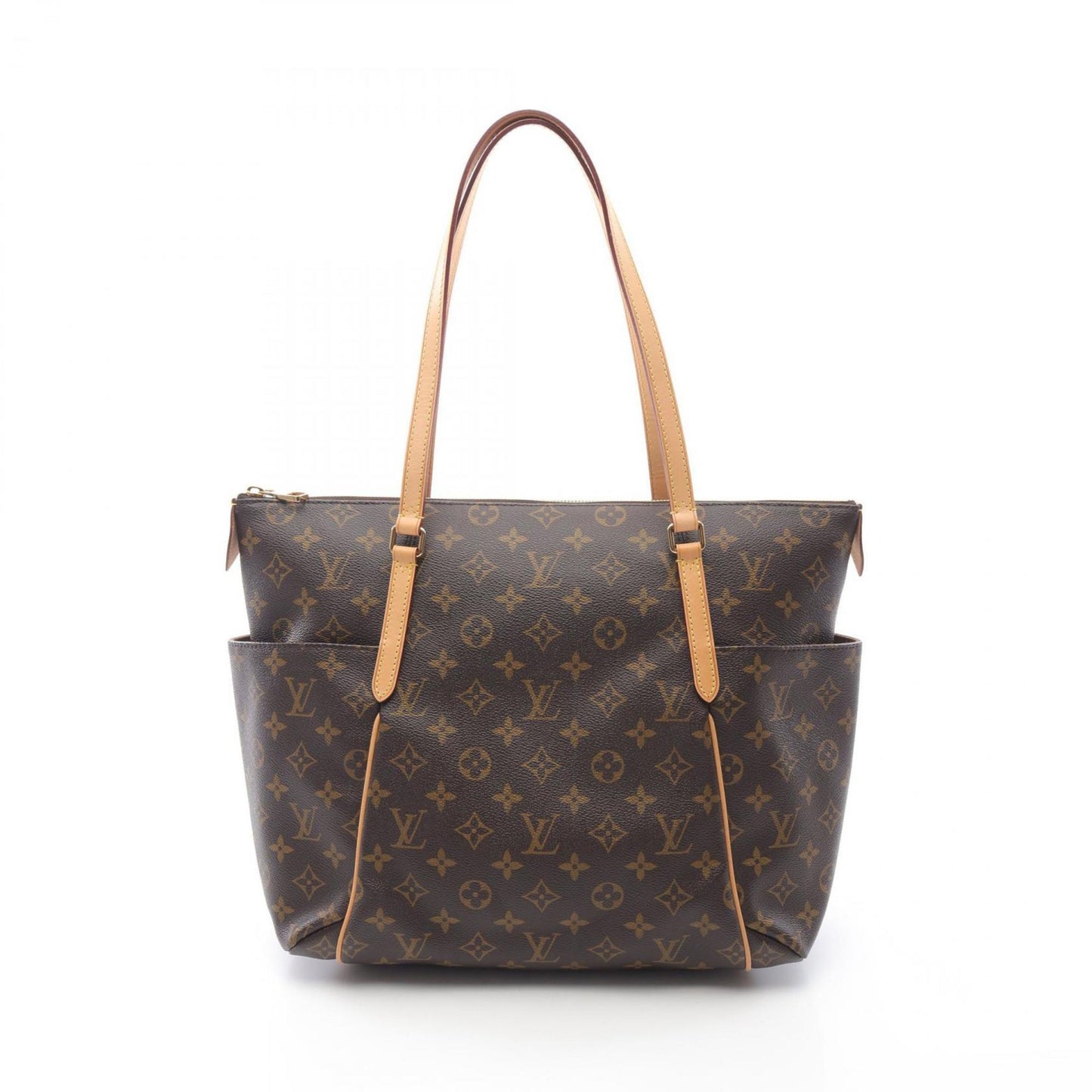 Louis Vuitton Coated Canvas Brown Tote Bags