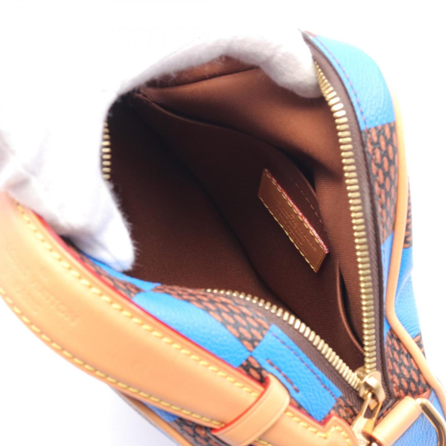 Louis Vuitton Coated Canvas Blue Handbags