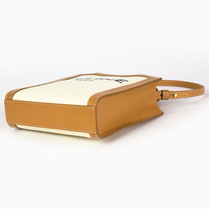 Celine Canvas Brown Shoulder Bags