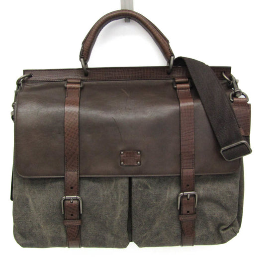 Dolce & Gabbana Canvas Brown Handbags