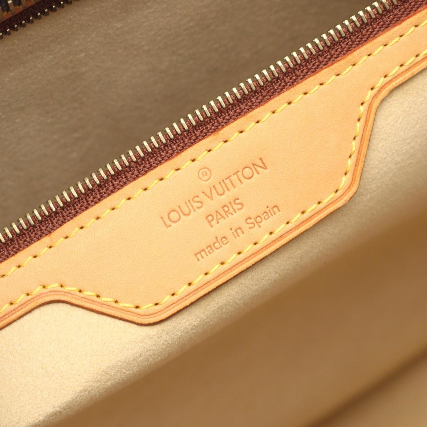 Louis Vuitton Coated Canvas Brown Tote Bags
