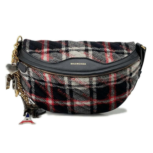 Balenciaga Wool Black Crossbody Bags