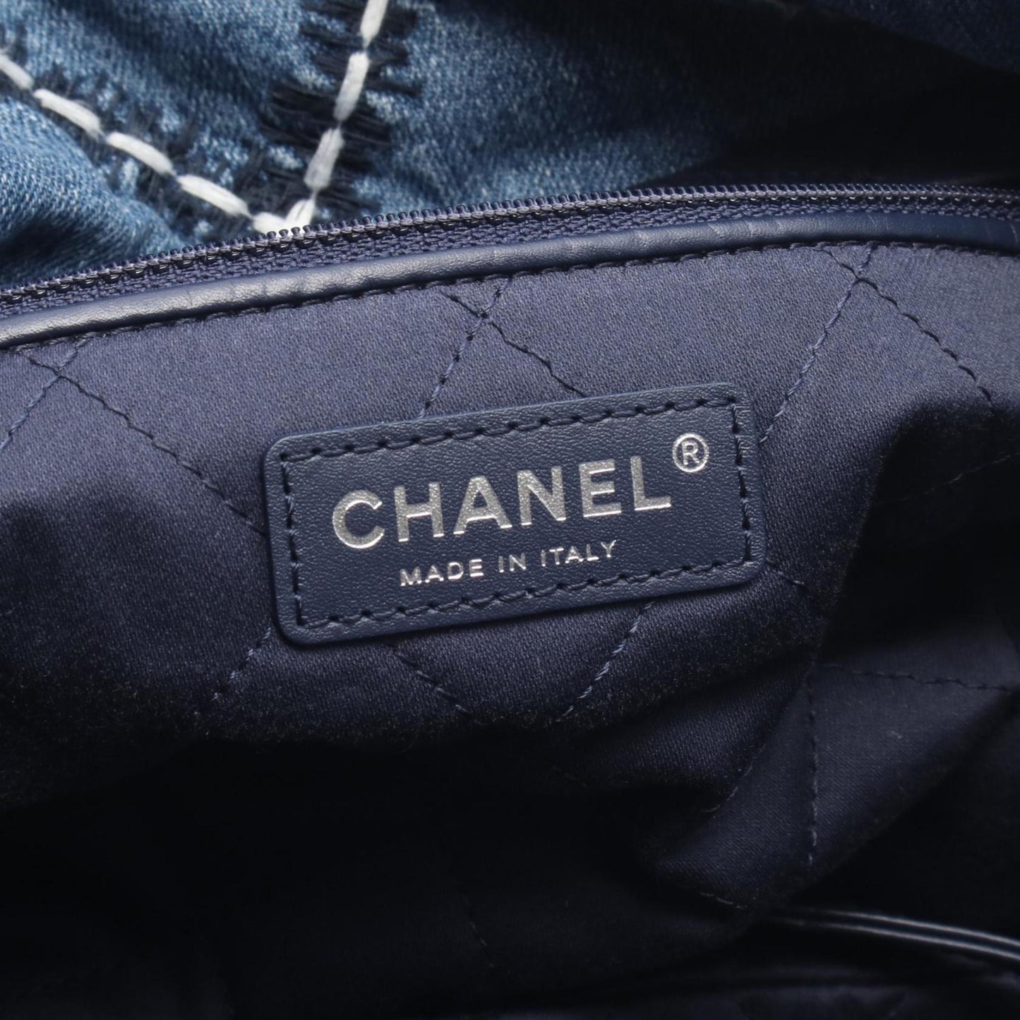 Chanel Denim Blue Tote Bags
