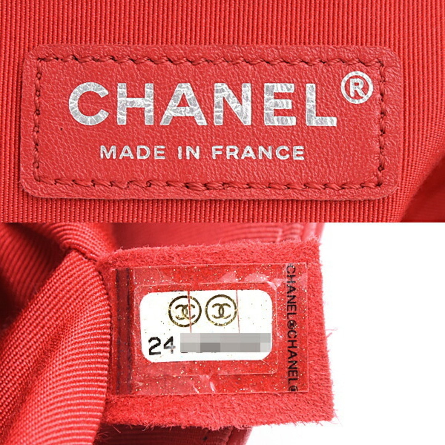 Chanel Calfskin Red Shoulder Bags