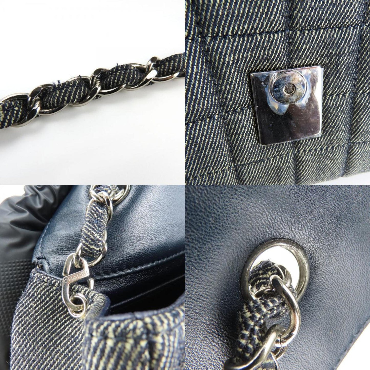 Chanel Denim Blue Shoulder Bags