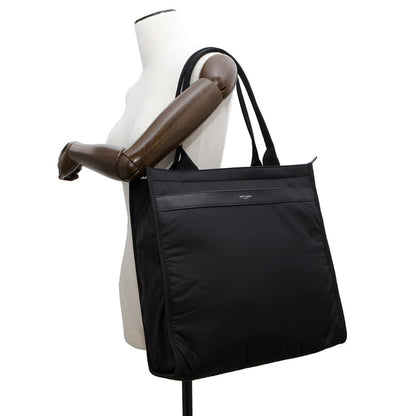 Saint Laurent Nylon Black Tote Bags