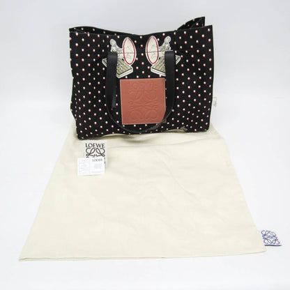 Loewe Canvas Black Tote Bags