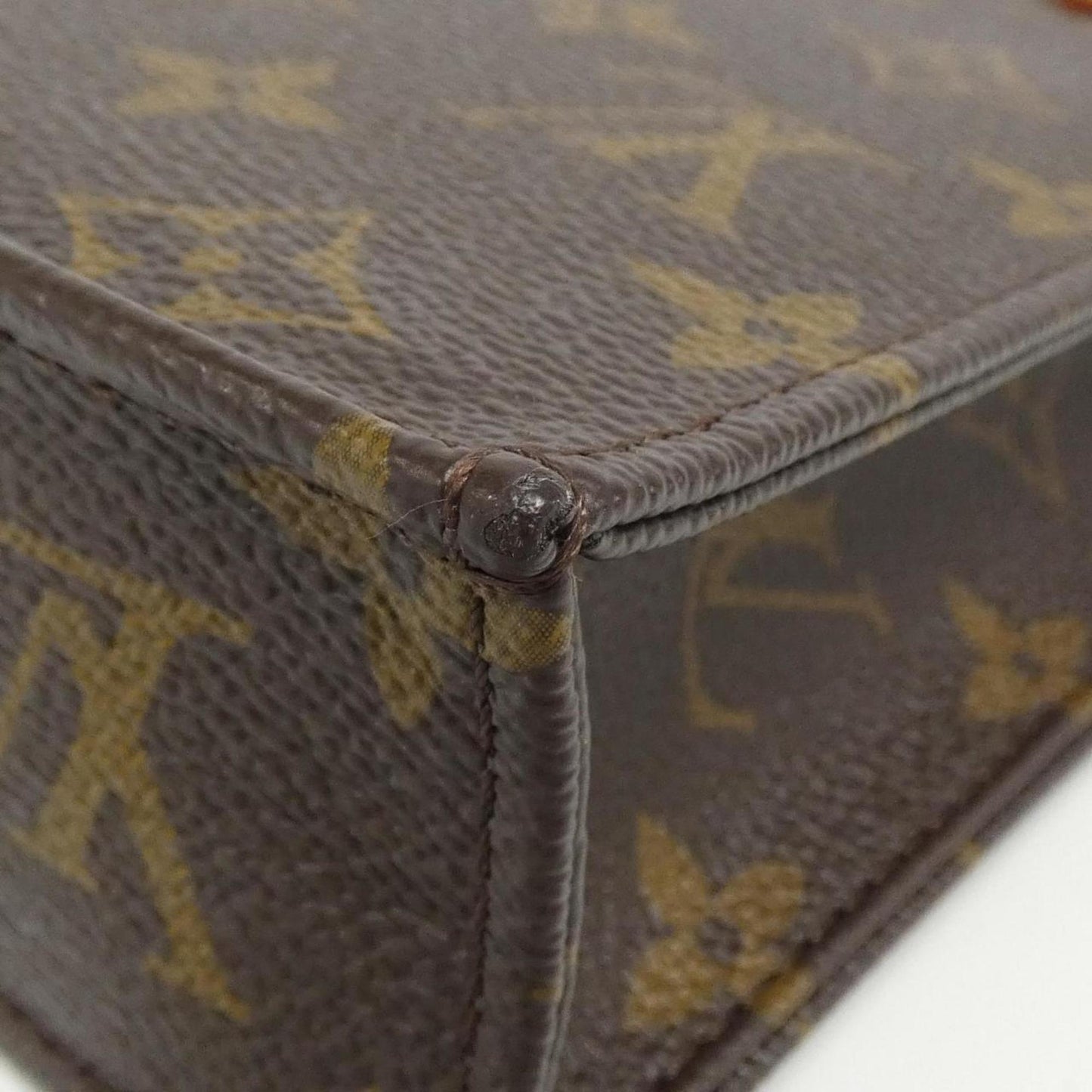 Louis Vuitton Coated Canvas Brown Handbags