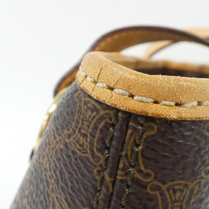 Celine Coated Canvas Brown Shoulder Bags