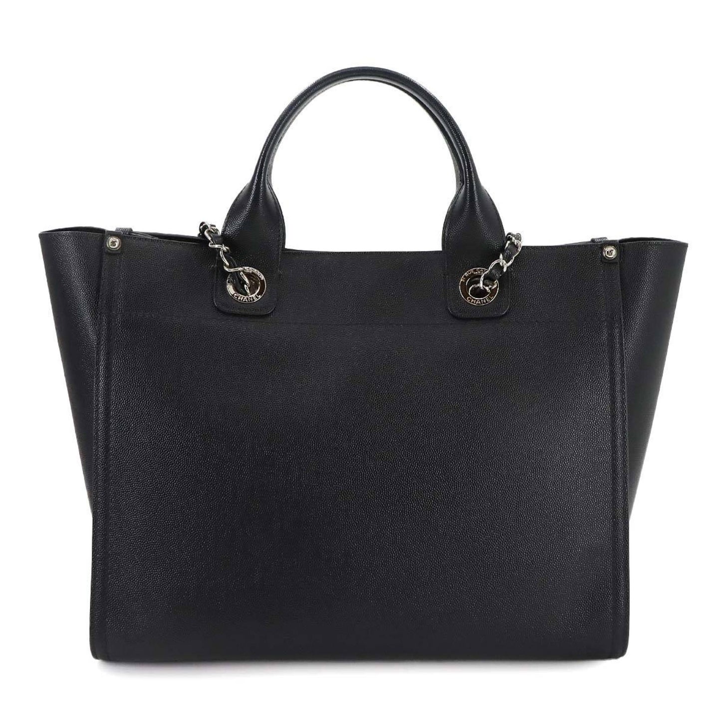 Chanel Calfskin Black Shoulder Bags