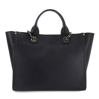 Chanel Calfskin Black Shoulder Bags