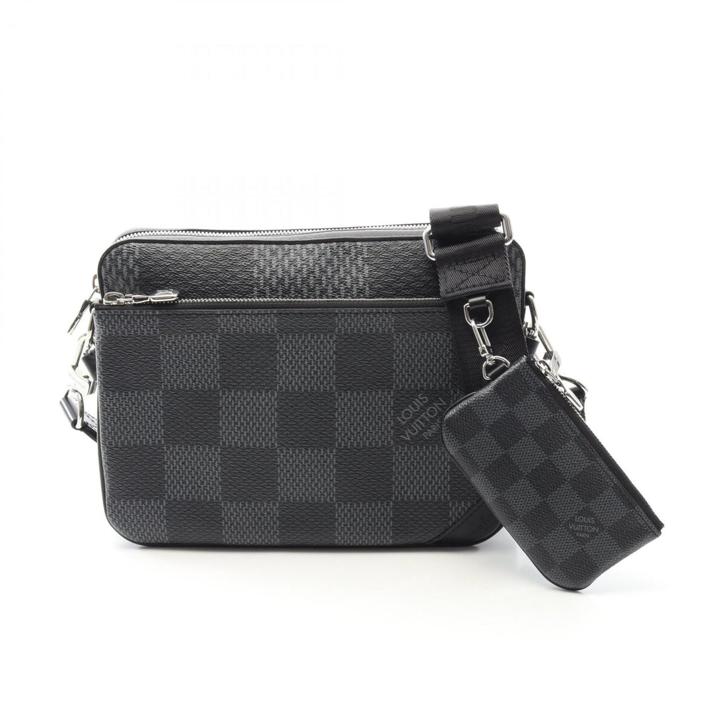 Louis Vuitton Monogram Canvas Black Shoulder Bags