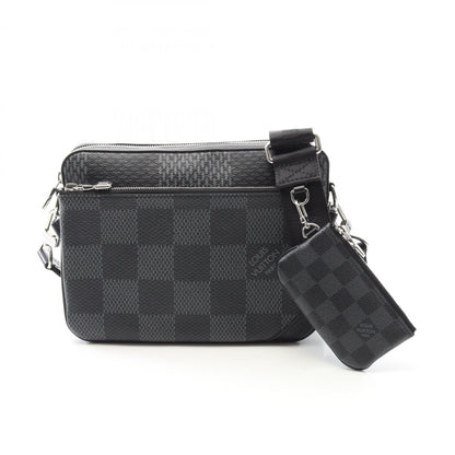 Louis Vuitton Monogram Canvas Black Shoulder Bags