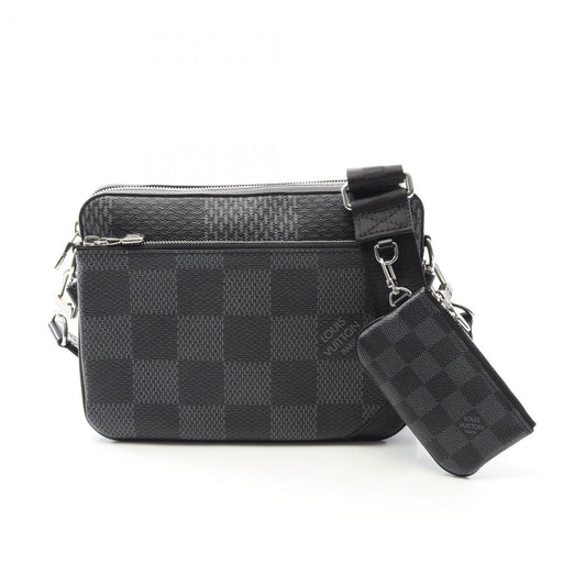 Louis Vuitton Monogram Canvas Black Shoulder Bags