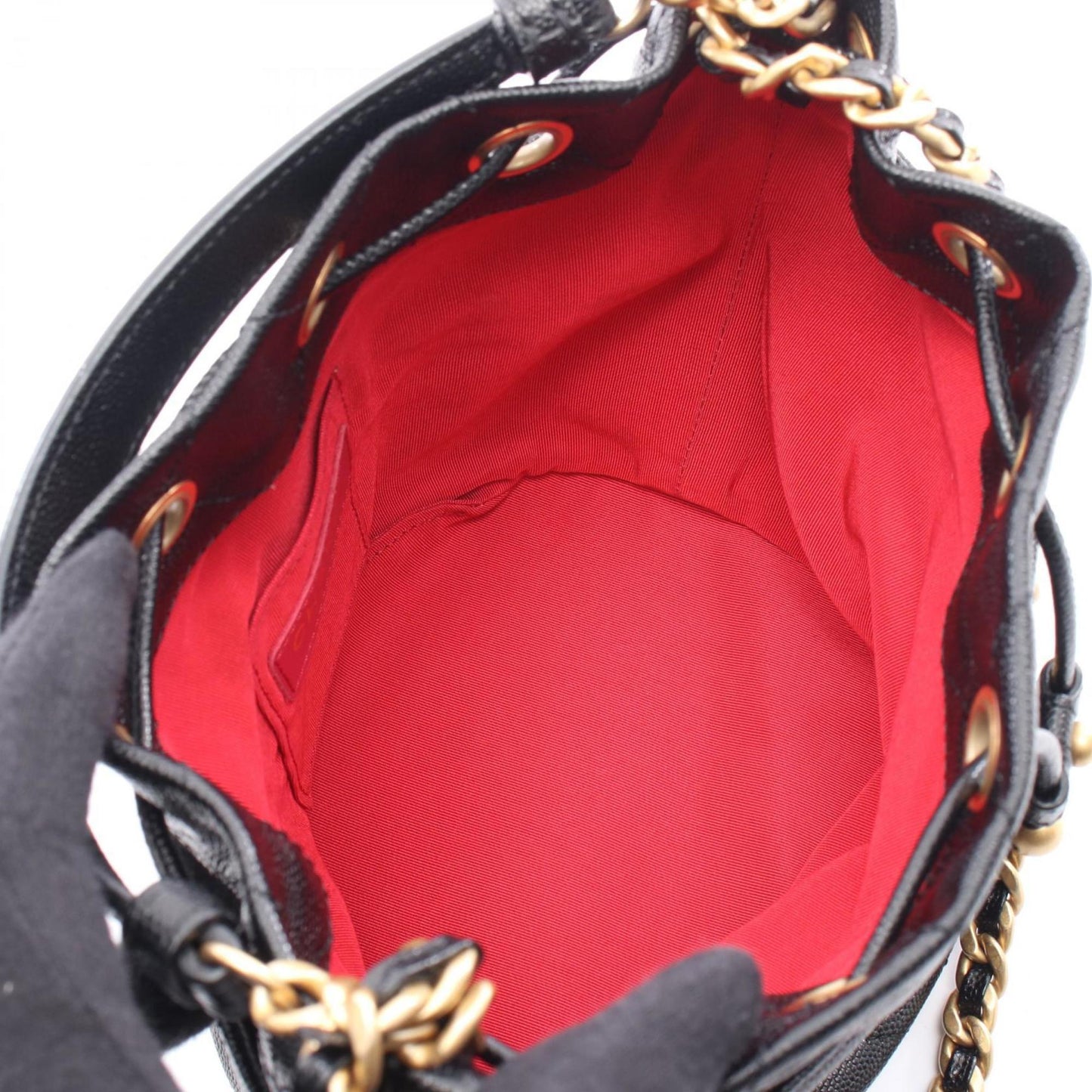 Chanel Calfskin Black Shoulder Bags