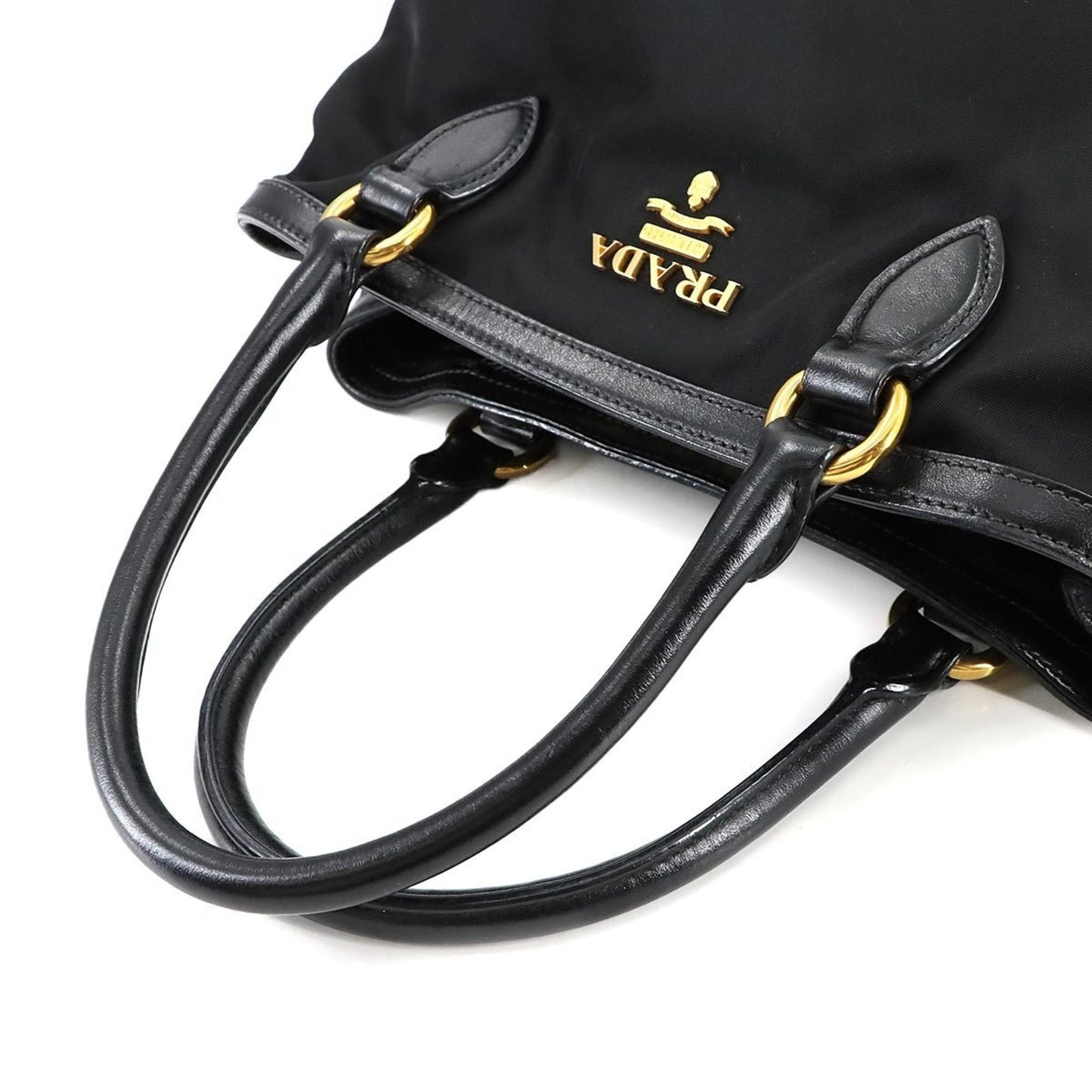 Prada Nylon Black Handbags