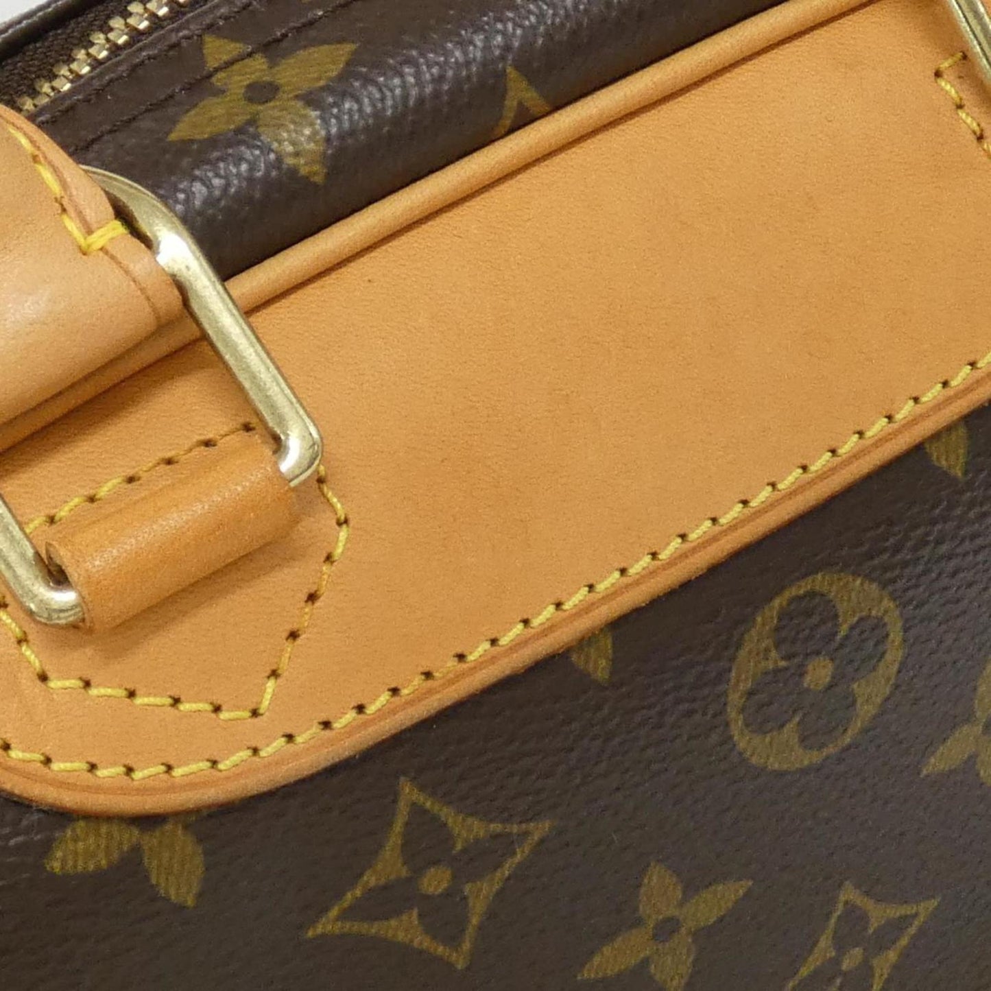 Louis Vuitton Coated Canvas Brown Handbags