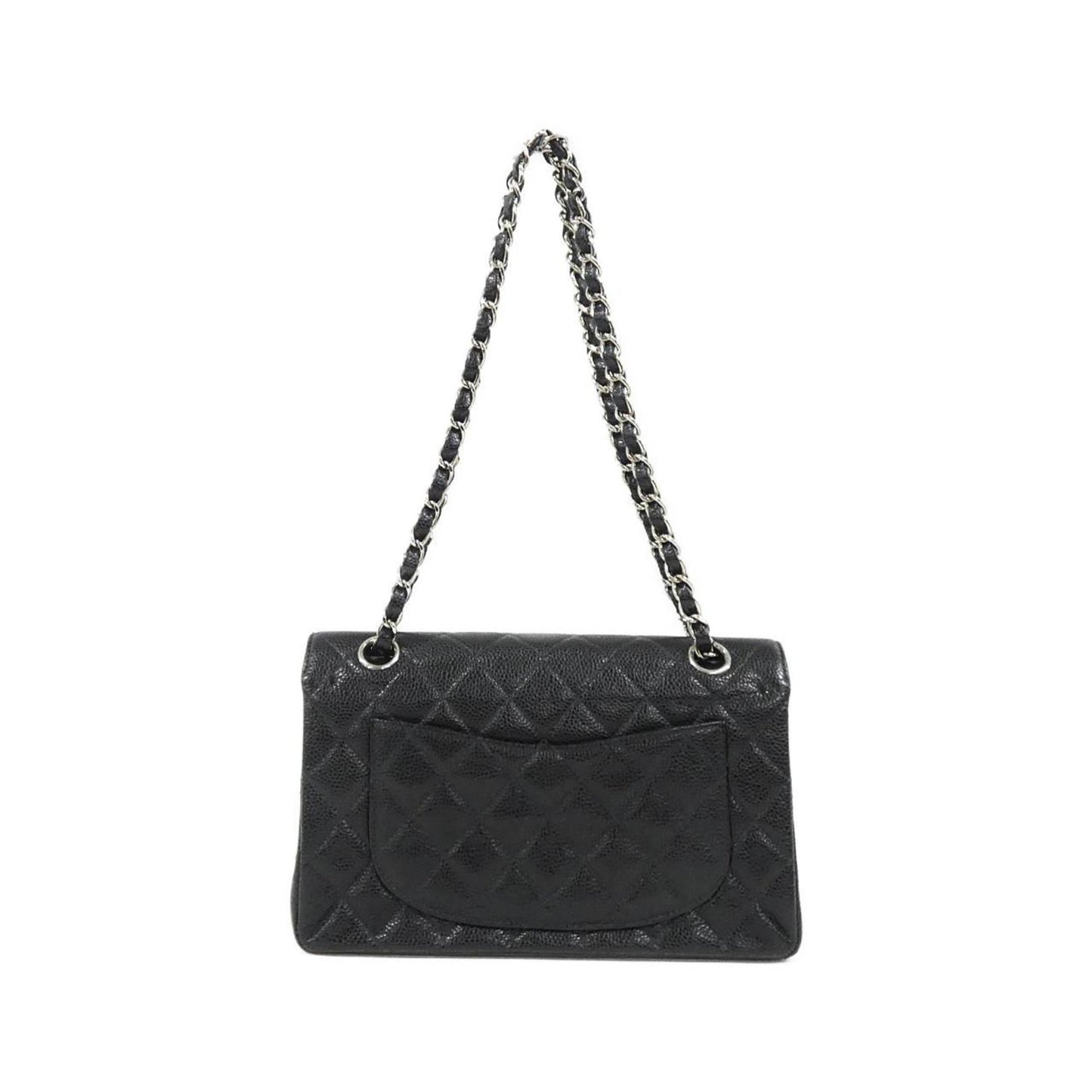 Chanel Calfskin Black Shoulder Bags