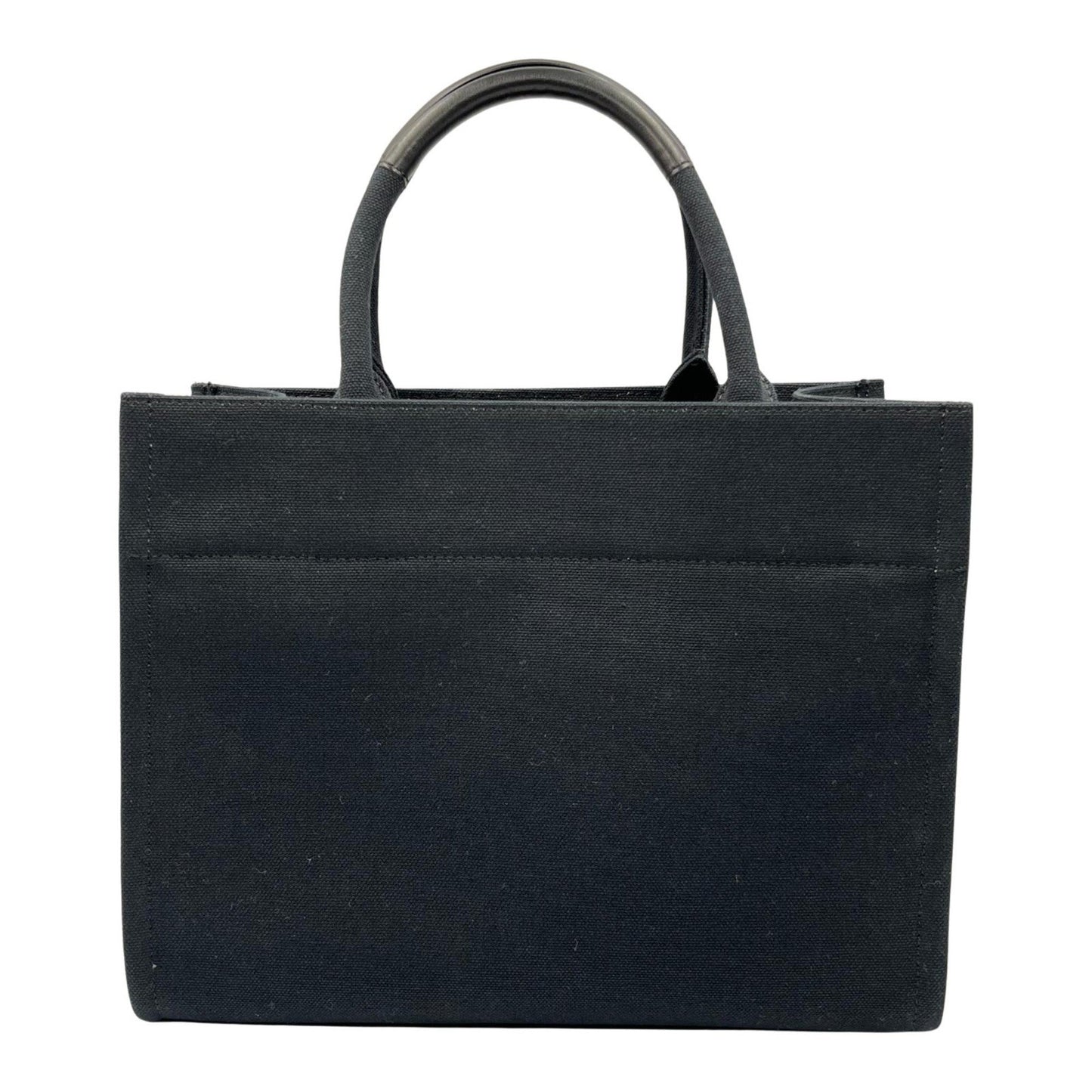 Versace Canvas Black Tote Bags
