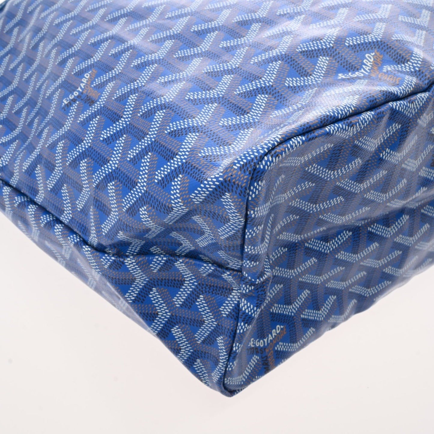Goyard Pvc Blue Tote Bags