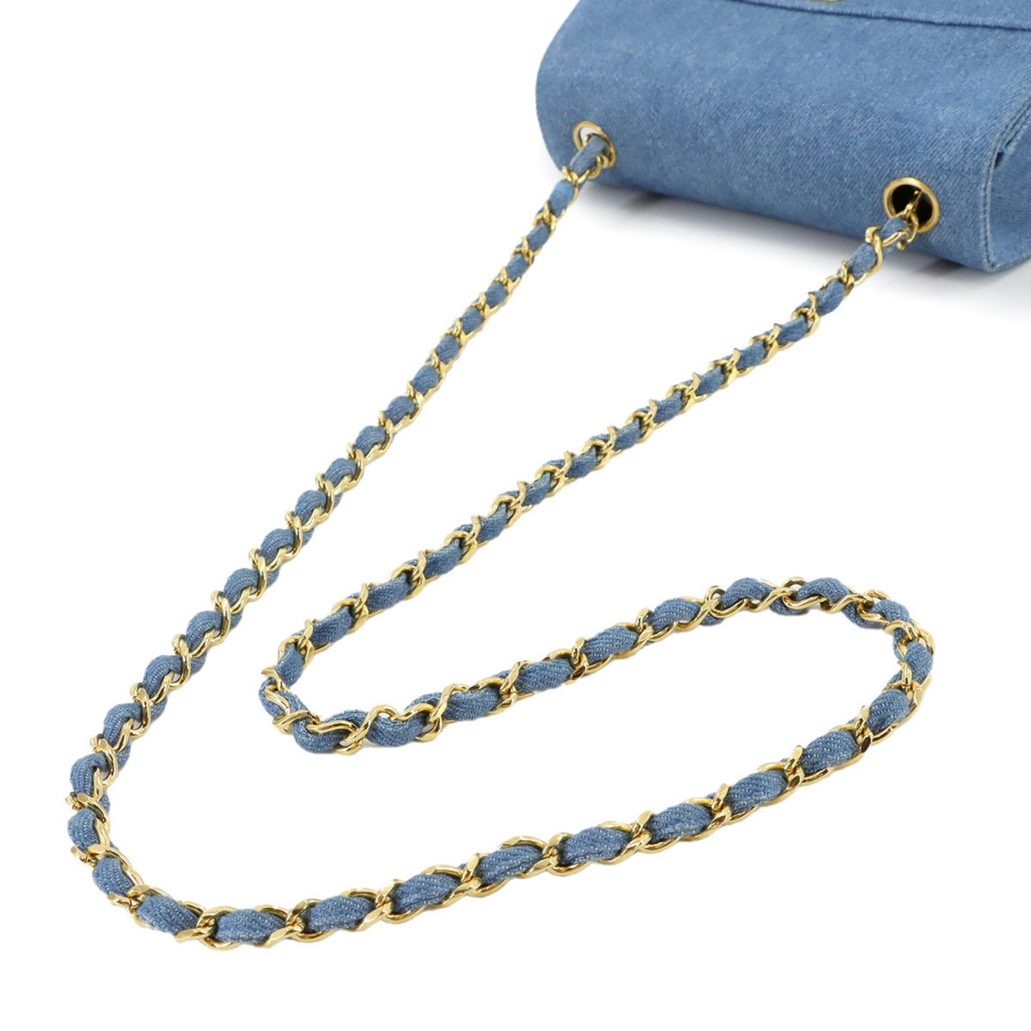 Chanel Denim Blue Shoulder Bags