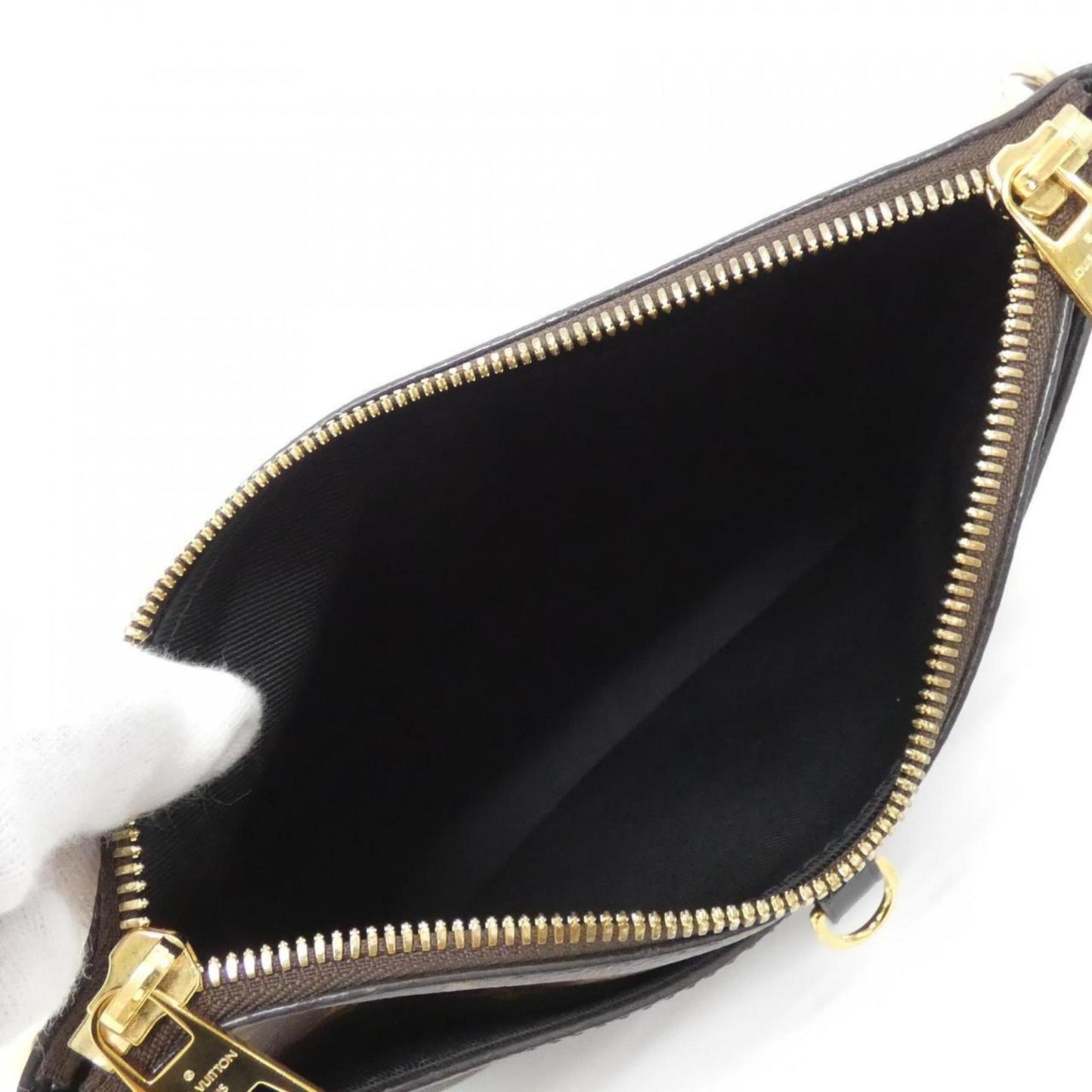 Louis Vuitton Coated Canvas Black Shoulder Bags