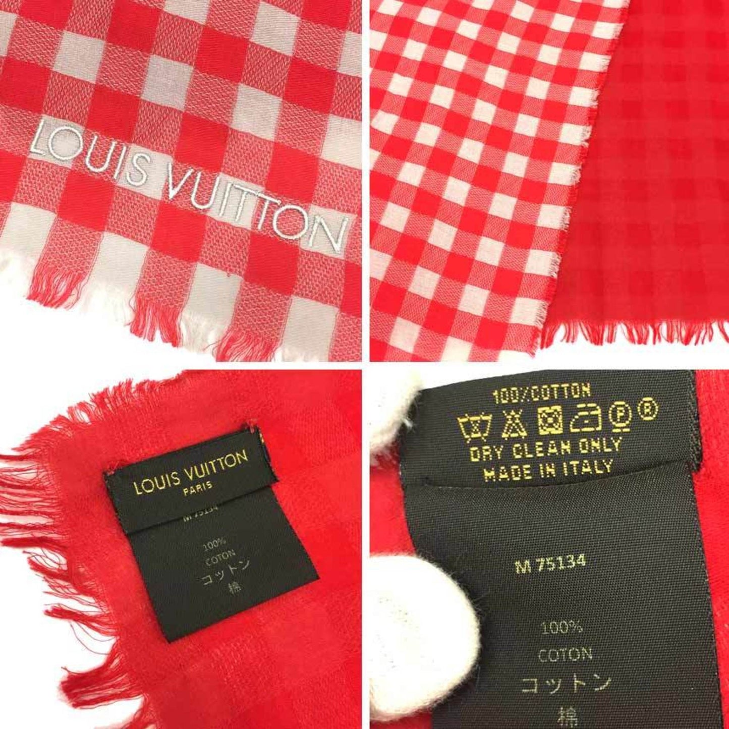 Louis Vuitton Others Red Scarves
