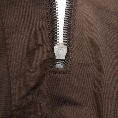 Gucci Canvas Brown Shoulder Bags