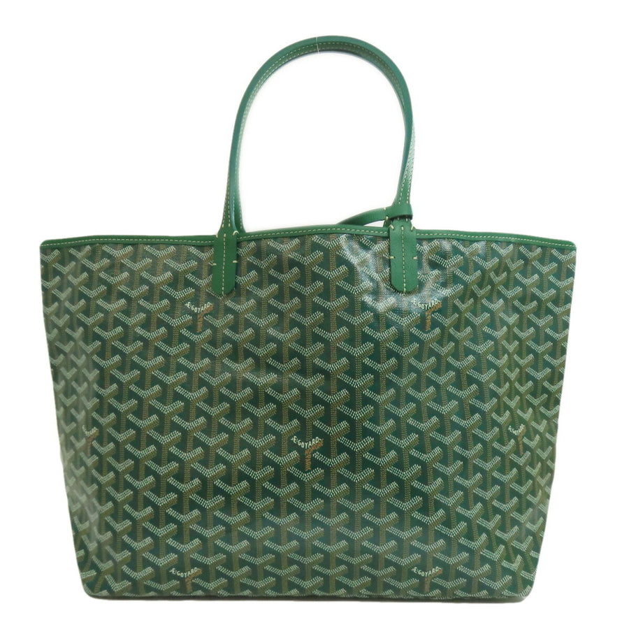 Goyard Coated Canvas Green Tote Bags