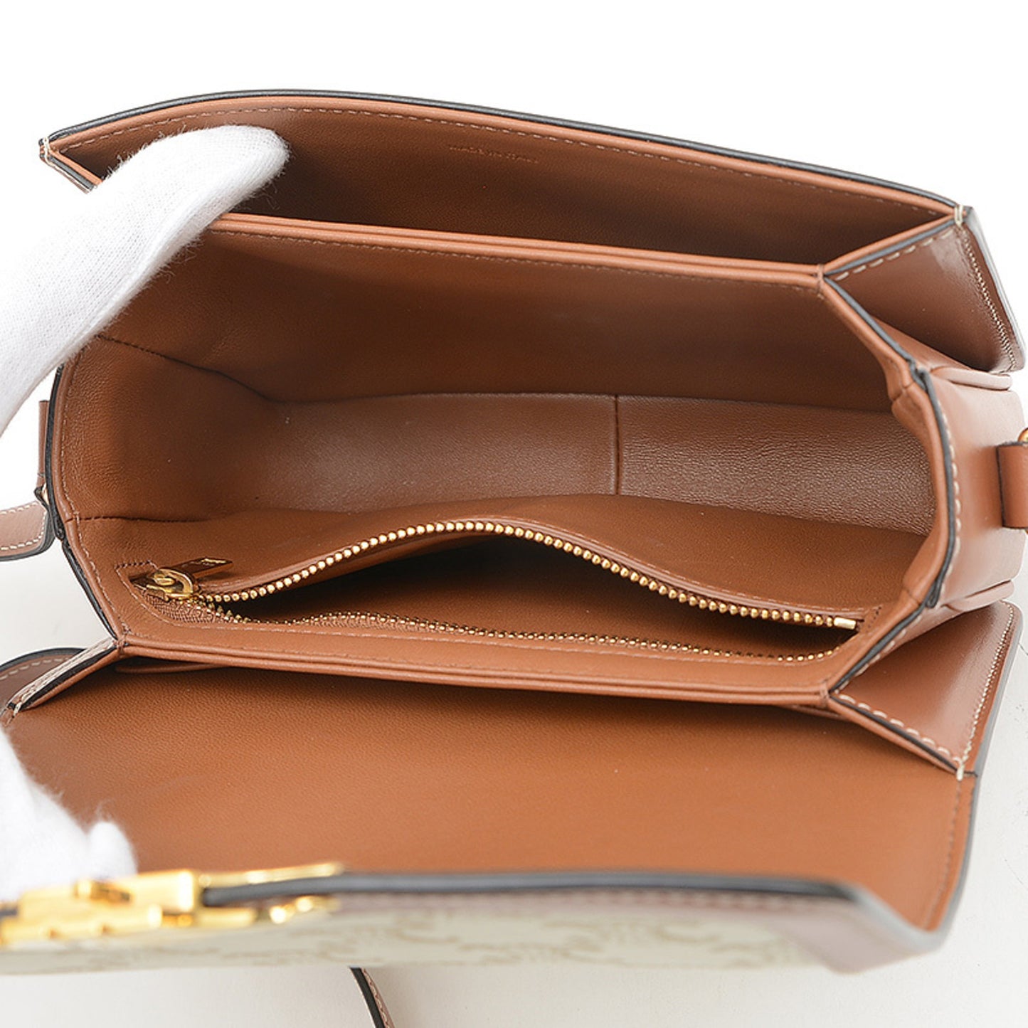 Celine Pvc Brown Shoulder Bags