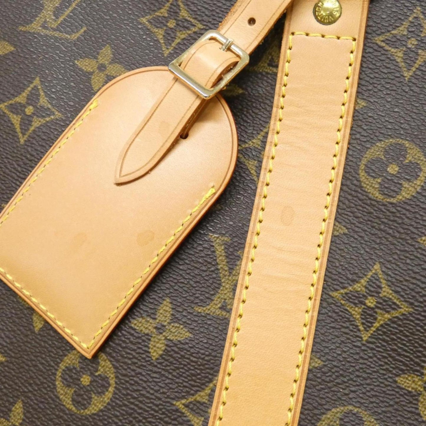 Louis Vuitton Coated Canvas Brown Travel Bags