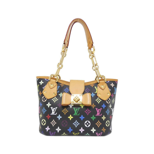 Louis Vuitton Coated Canvas Black Handbags