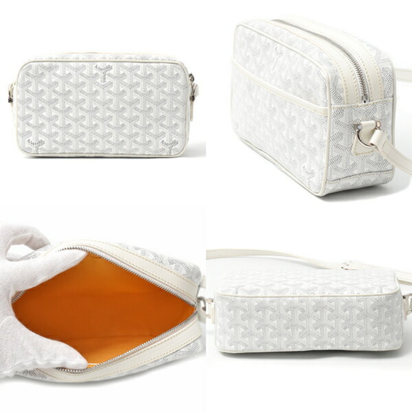 Goyard Pvc White Shoulder Bags