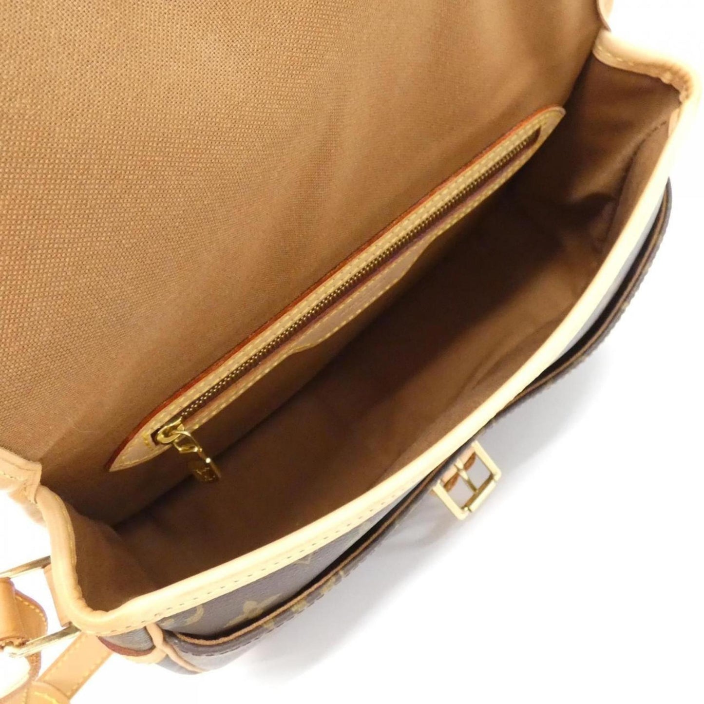 Louis Vuitton Coated Canvas Brown Shoulder Bags