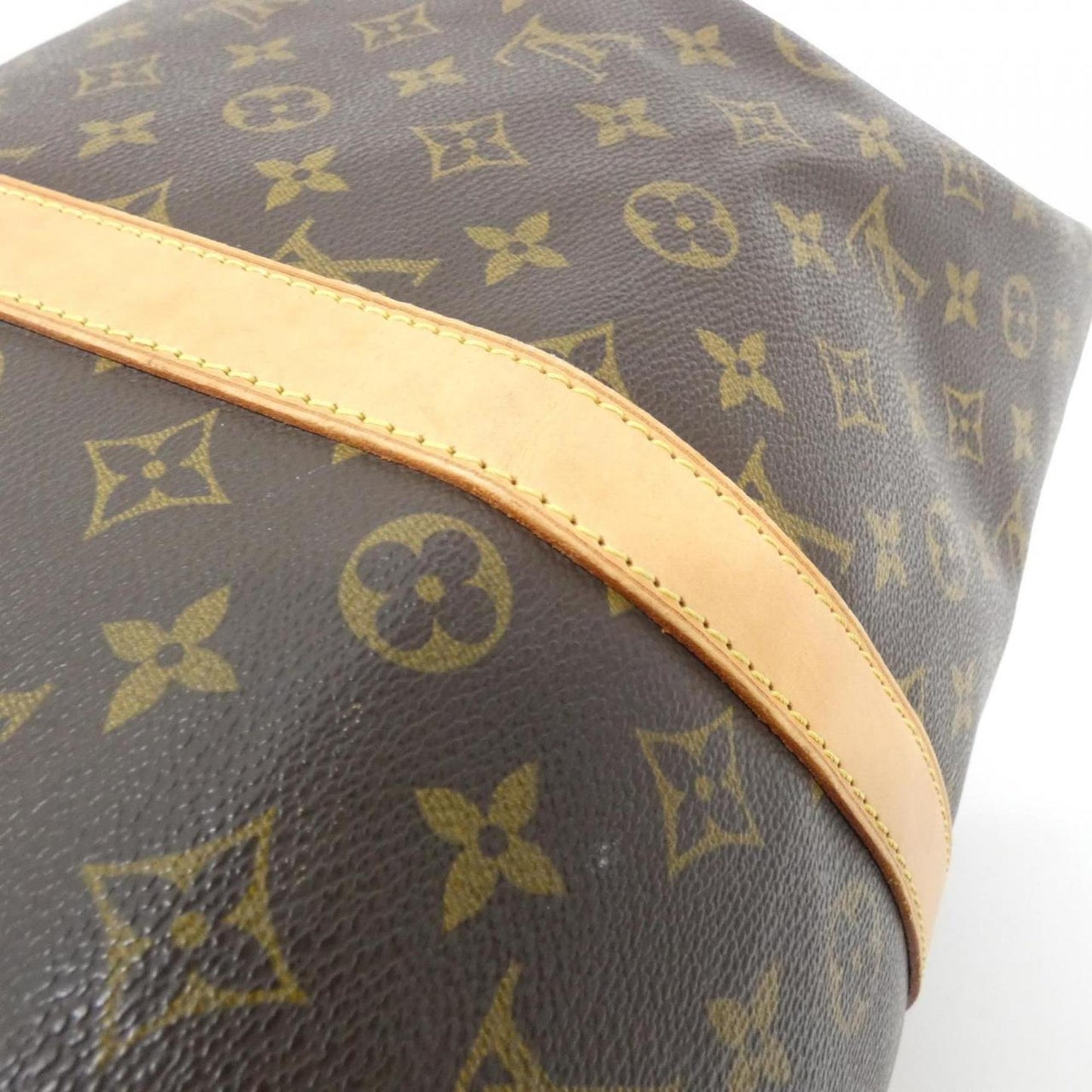 Louis Vuitton Coated Canvas Brown Travel Bags