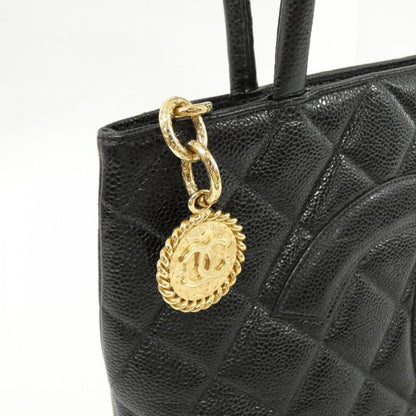 Chanel Calfskin Black Handbags