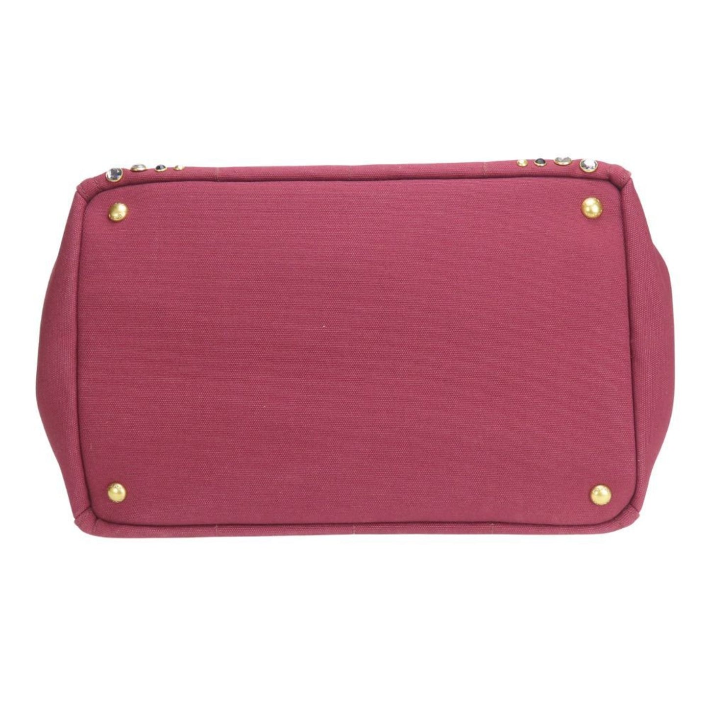 Prada Canvas Red Tote Bags
