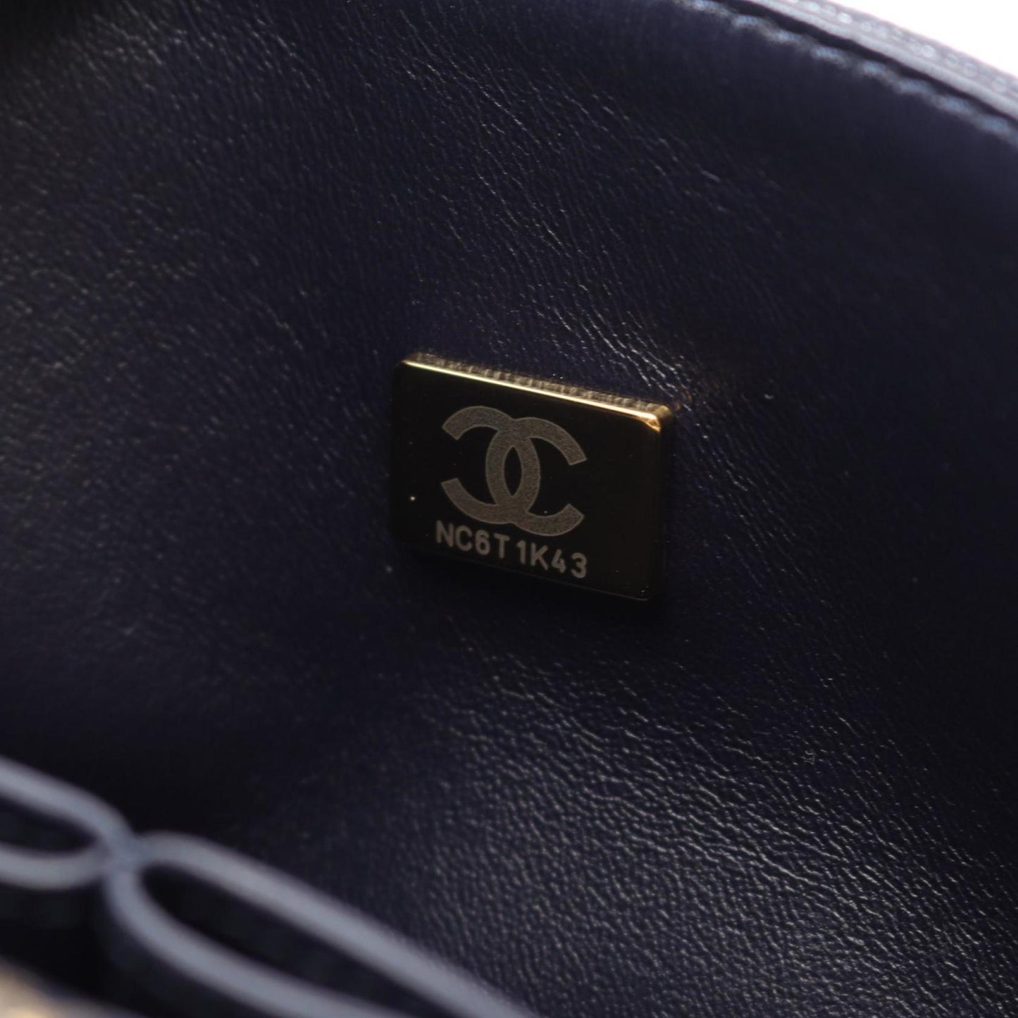 Chanel Calfskin Blue Shoulder Bags