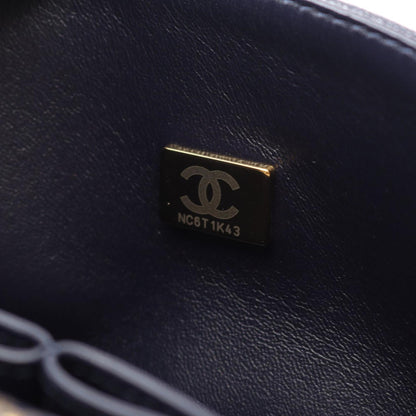 Chanel Calfskin Blue Shoulder Bags