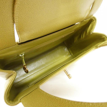 Chanel Calfskin Green Handbags