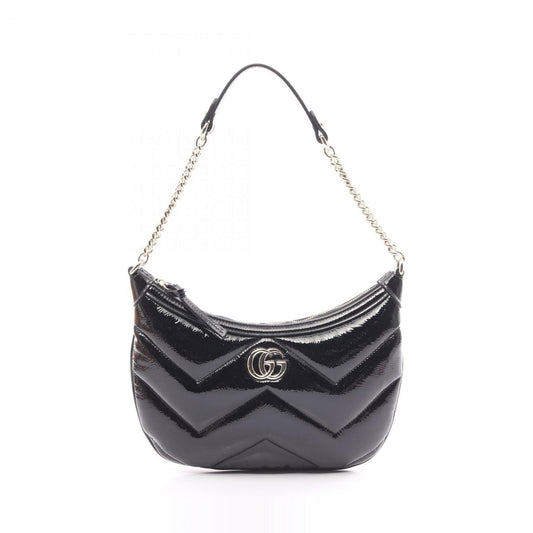 Gucci Patent Black Shoulder Bags