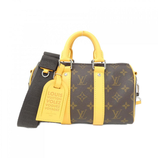 Louis Vuitton Coated Canvas Brown Travel Bags