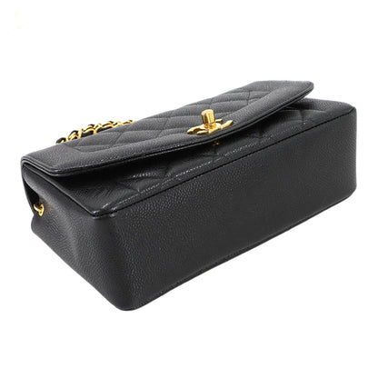 Chanel Calfskin Black Shoulder Bags