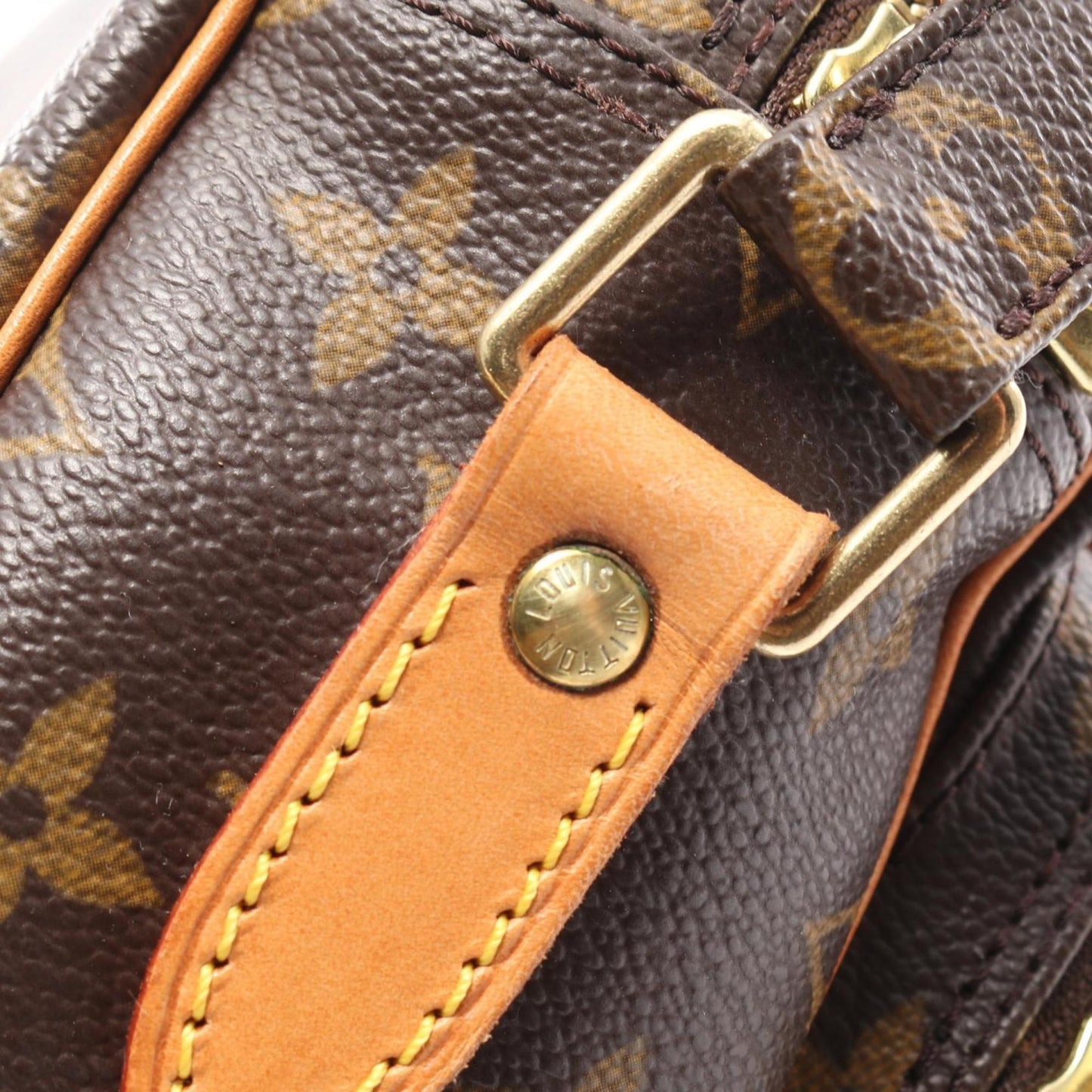 Louis Vuitton Coated Canvas Brown Shoulder Bags
