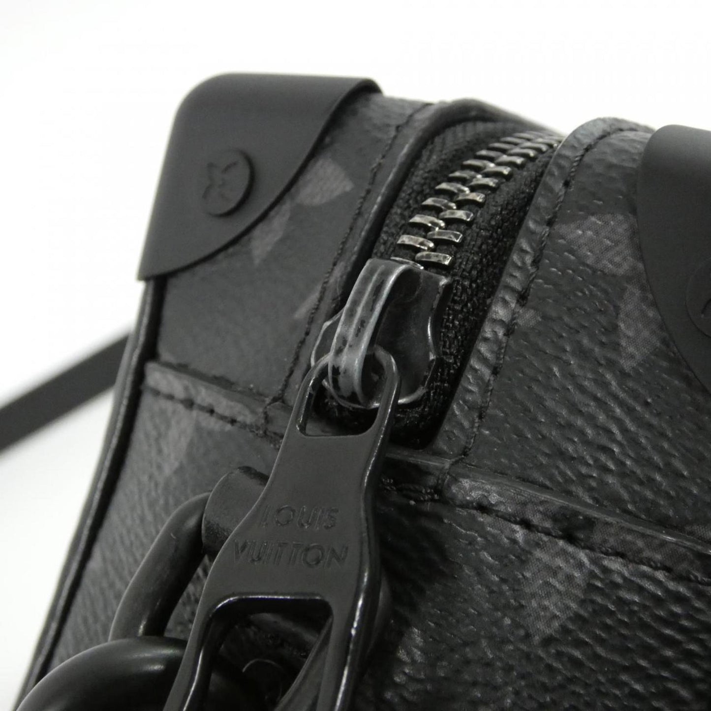 Louis Vuitton Coated Canvas Black Shoulder Bags