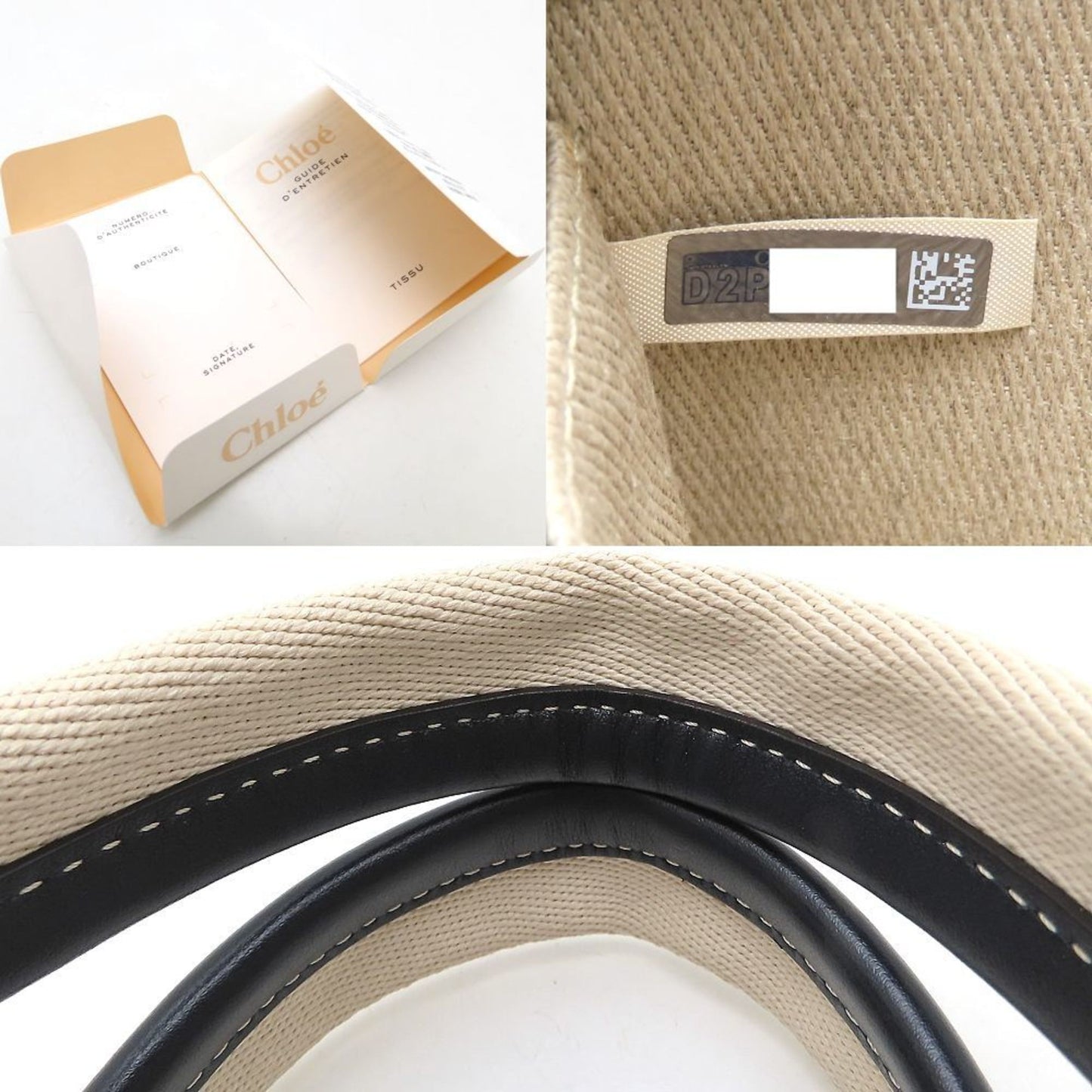 Chloé Linen Blue Handbags