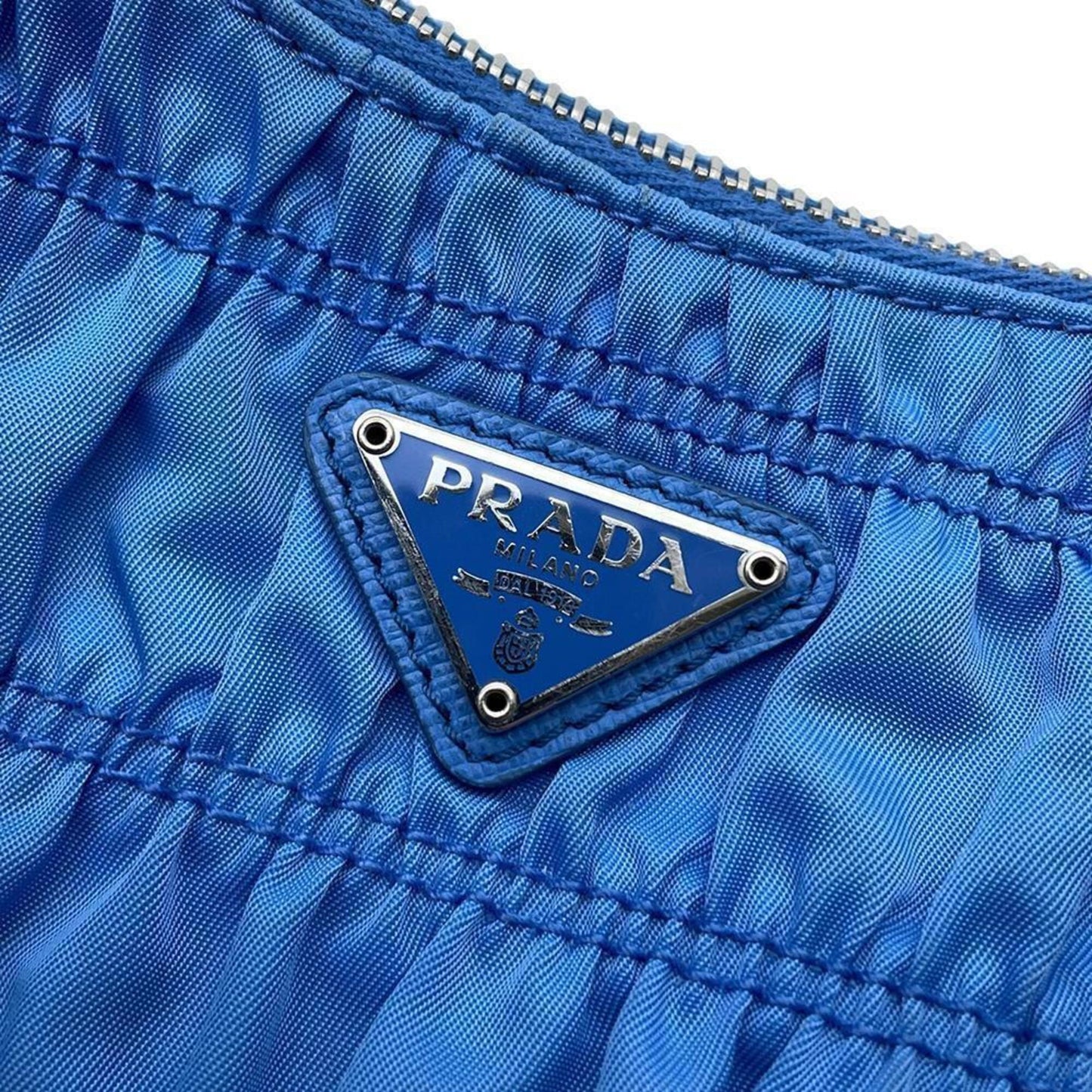 Prada Nylon Blue Shoulder Bags